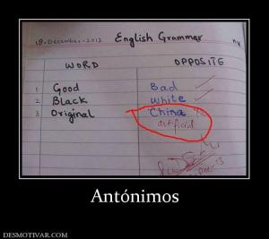 Antónimos