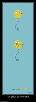 Un globo adolescente