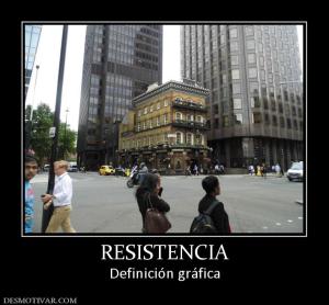 RESISTENCIA Definición gráfica