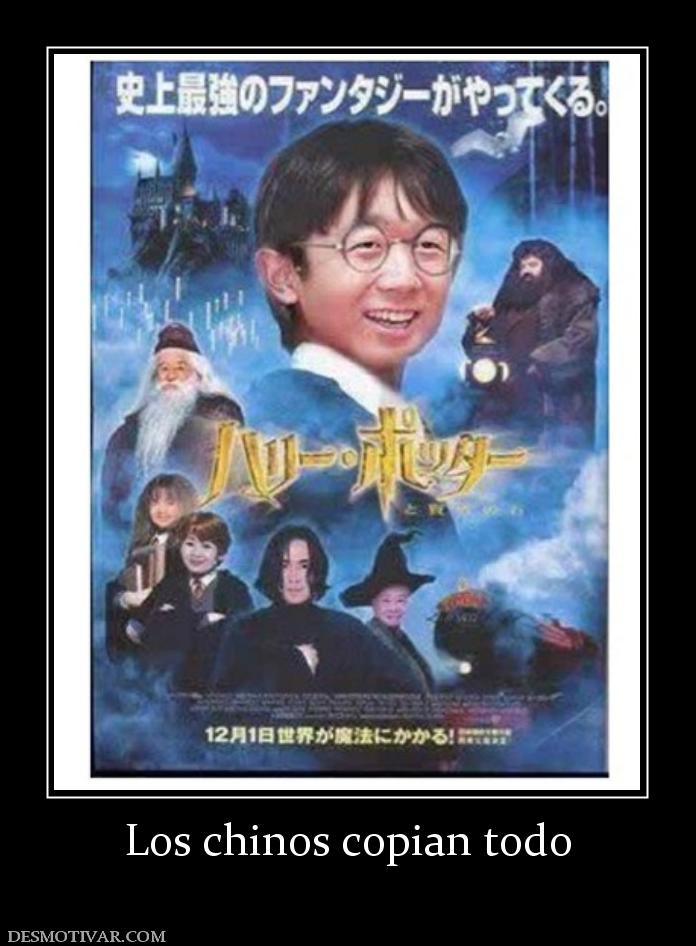 Los chinos copian todo