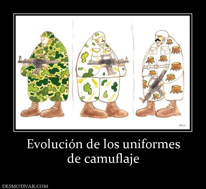 Evolución de los uniformes de camuflaje
