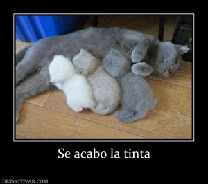 Se acabo la tinta