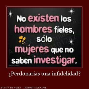 ¿Perdonarías una infidelidad?
