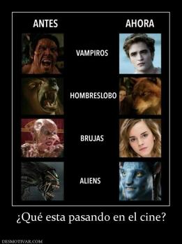 ¿Qué esta pasando en el cine?