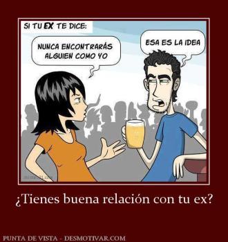 ¿Tienes buena relación con tu ex?