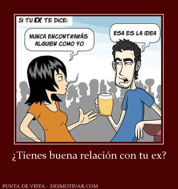 ¿Tienes buena relación con tu ex?