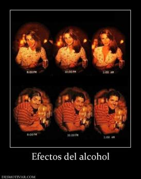 Efectos del alcohol