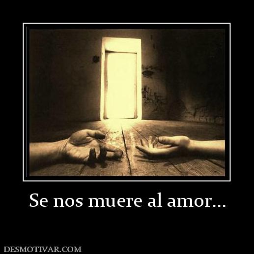Se nos muere al amor...