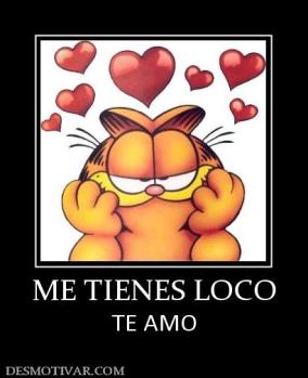 ME TIENES LOCO TE AMO