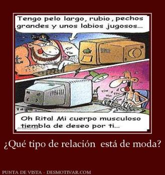 ¿Qué tipo de relación  está de moda?