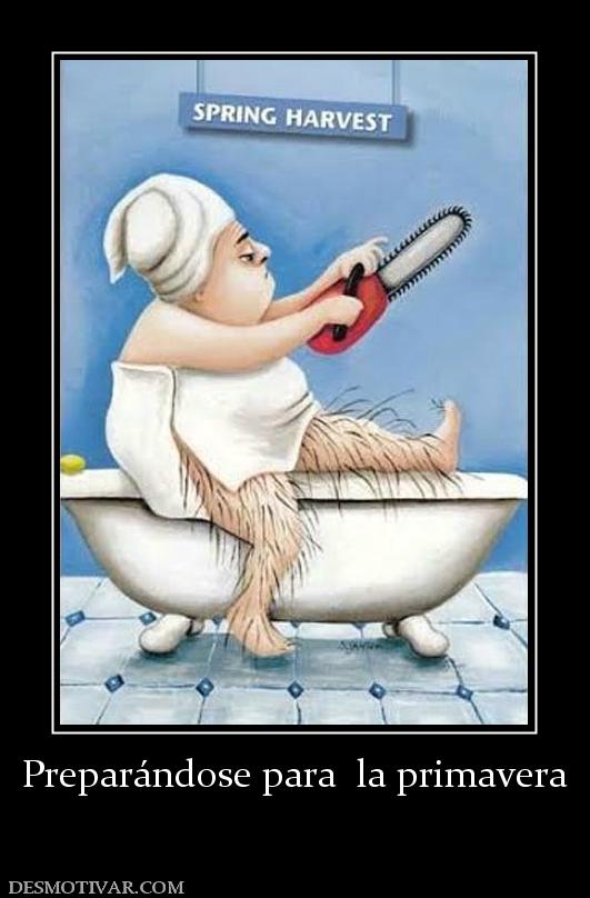 Preparándose para  la primavera