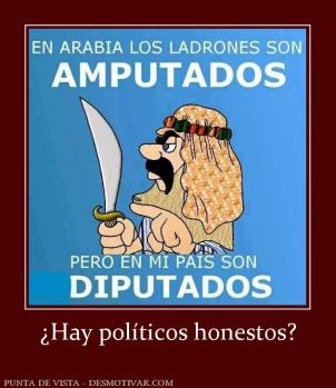 ¿Hay políticos honestos?