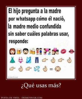 ¿Qué usas más?