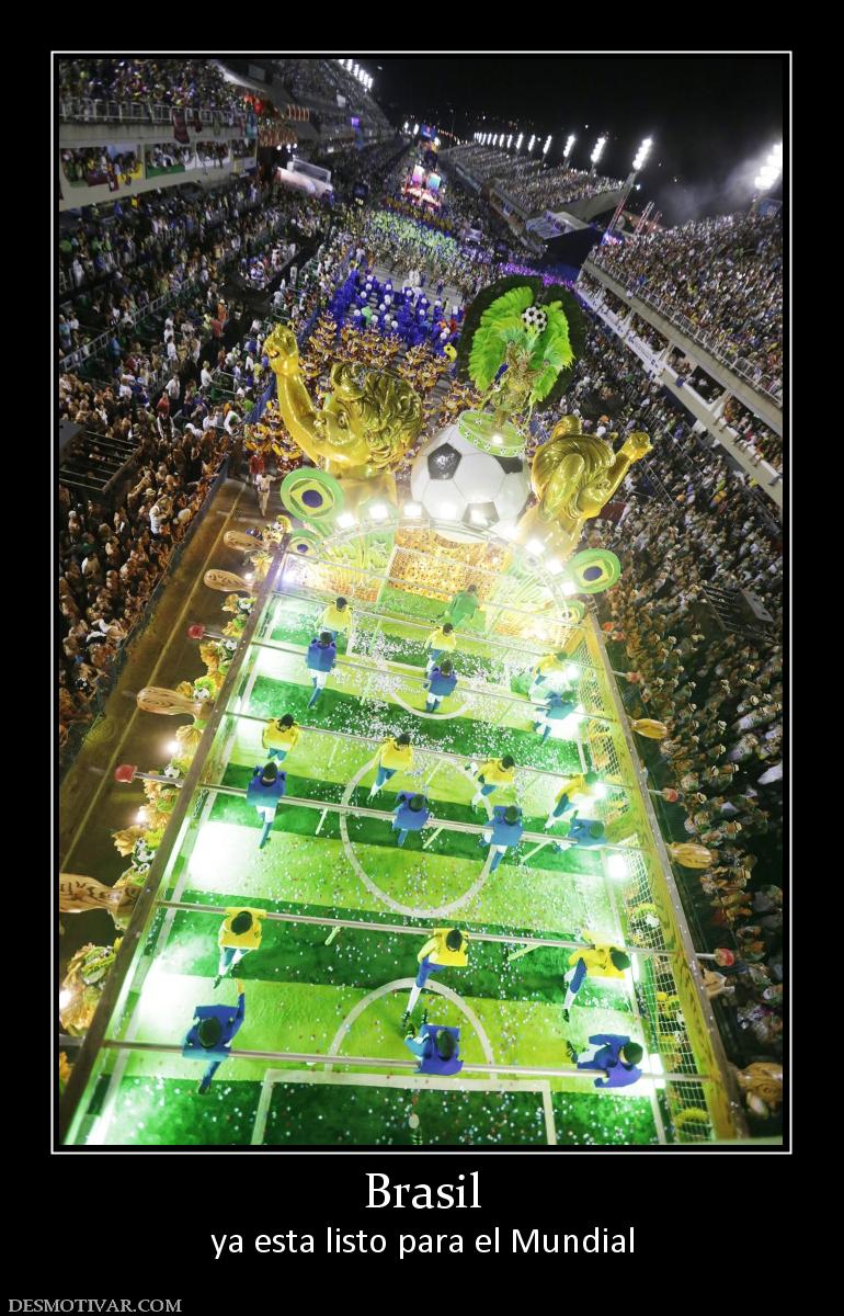 Brasil ya esta listo para el Mundial