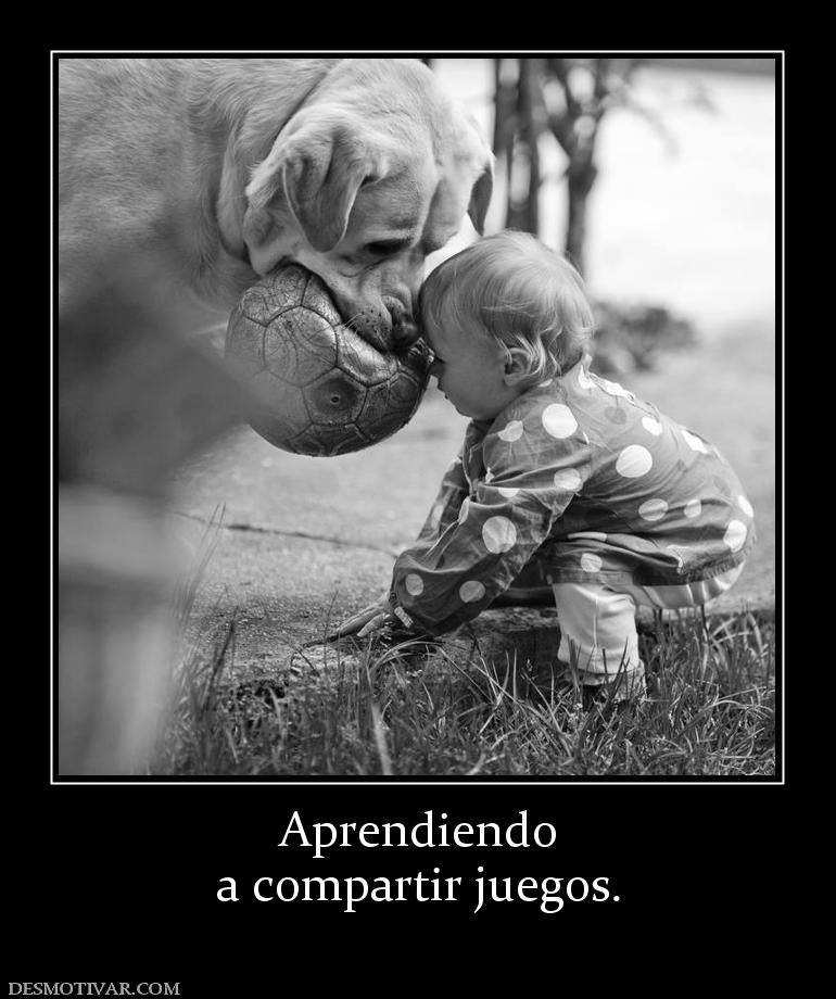Aprendiendo a compartir juegos.