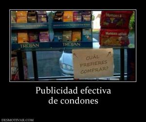Publicidad efectiva de condones