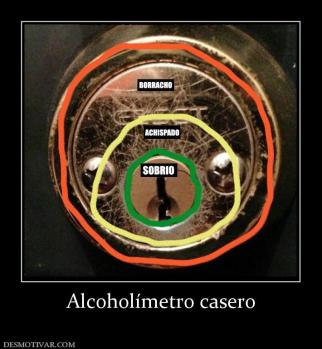 Alcoholímetro casero