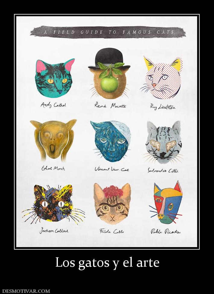 Los gatos y el arte