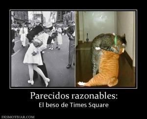 Parecidos razonables: El beso de Times Square