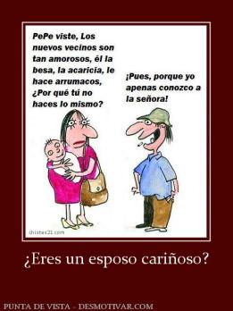 ¿Eres un esposo cariñoso?