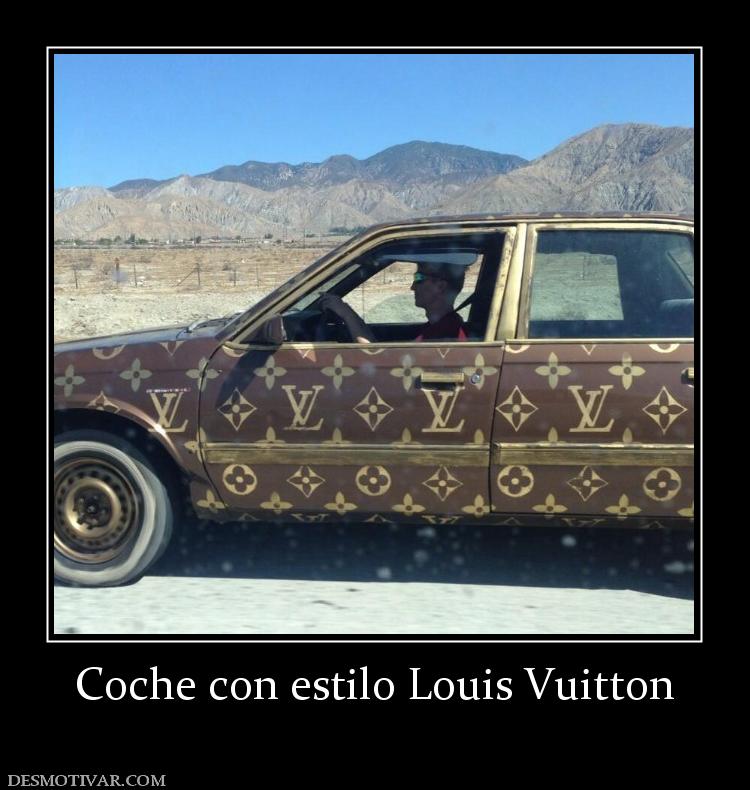 Coche con estilo Louis Vuitton