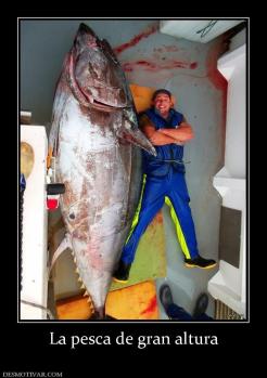 La pesca de gran altura