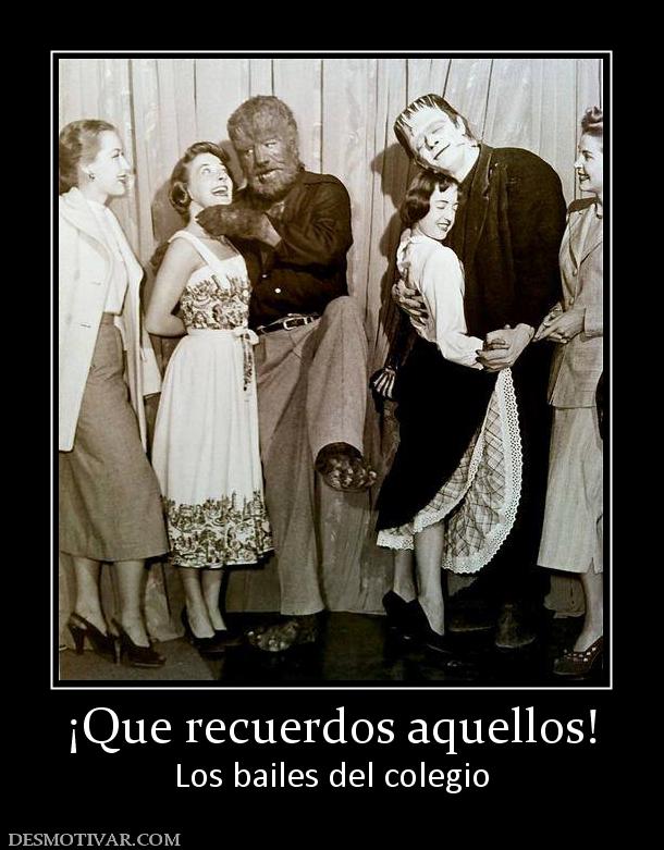 ¡Que recuerdos aquellos! Los bailes del colegio