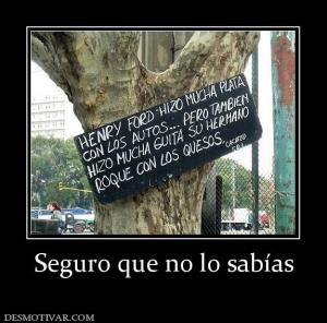 Seguro que no lo sabías