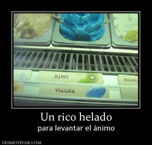 Un rico helado para levantar el ánimo