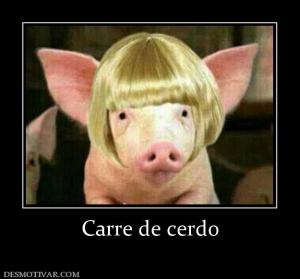 Carre de cerdo