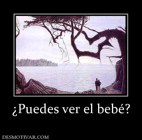 ¿Puedes ver el bebé?