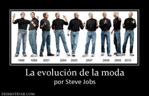 La evolución de la moda por Steve Jobs