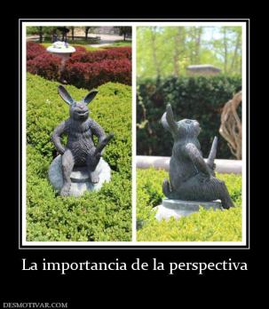 La importancia de la perspectiva