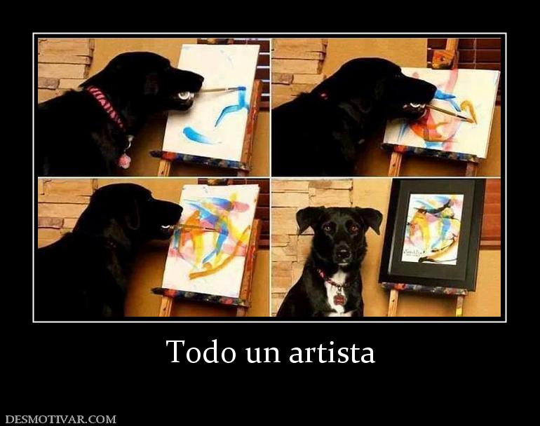 Todo un artista