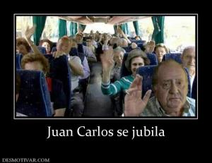Juan Carlos se jubila