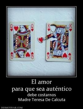 El amor para que sea auténtico debe costarnos Madre Teresa De Calcuta