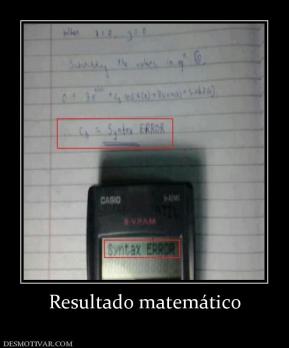 Resultado matemático