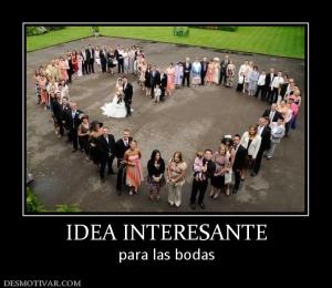 IDEA INTERESANTE para las bodas