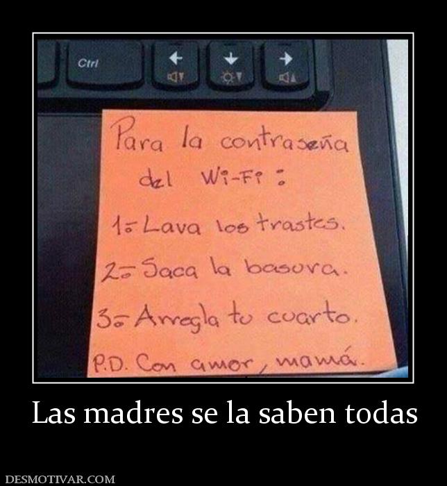 Las madres se la saben todas
