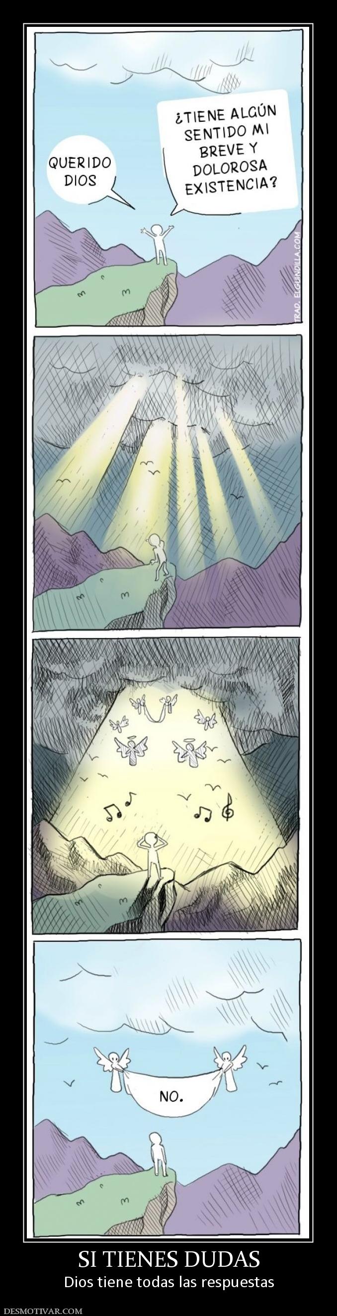 SI TIENES DUDAS Dios tiene todas las respuestas