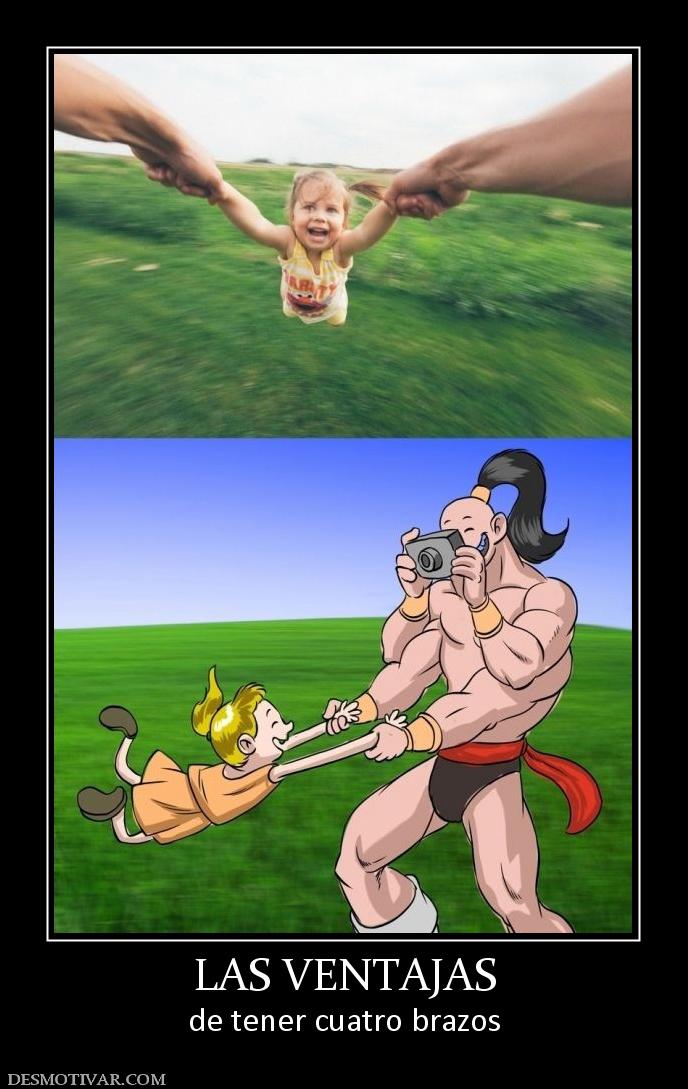 LAS VENTAJAS de tener cuatro brazos