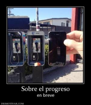Sobre el progreso en breve