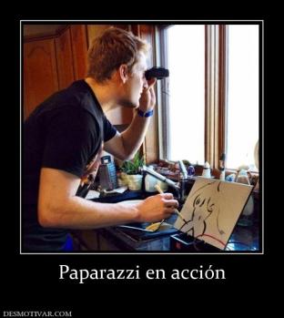 Paparazzi en acción