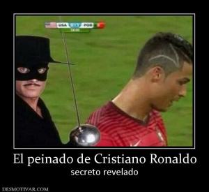 El peinado de Cristiano Ronaldo secreto revelado