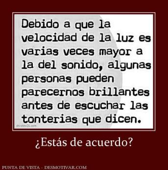 ¿Estás de acuerdo?