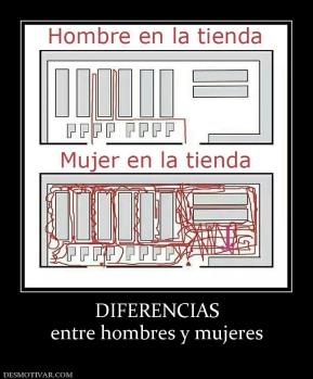 DIFERENCIAS entre hombres y mujeres