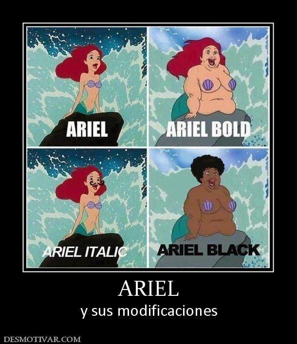 ARIEL y sus modificaciones