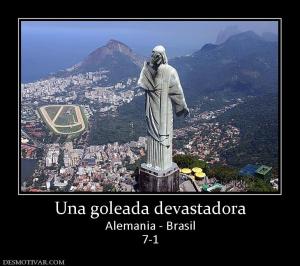 Una goleada devastadora Alemania - Brasil 7-1