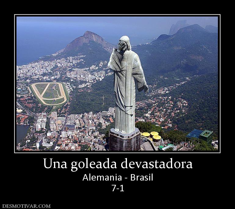 Una goleada devastadora Alemania - Brasil 7-1
