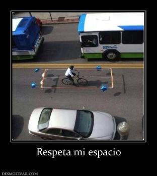 Respeta mi espacio